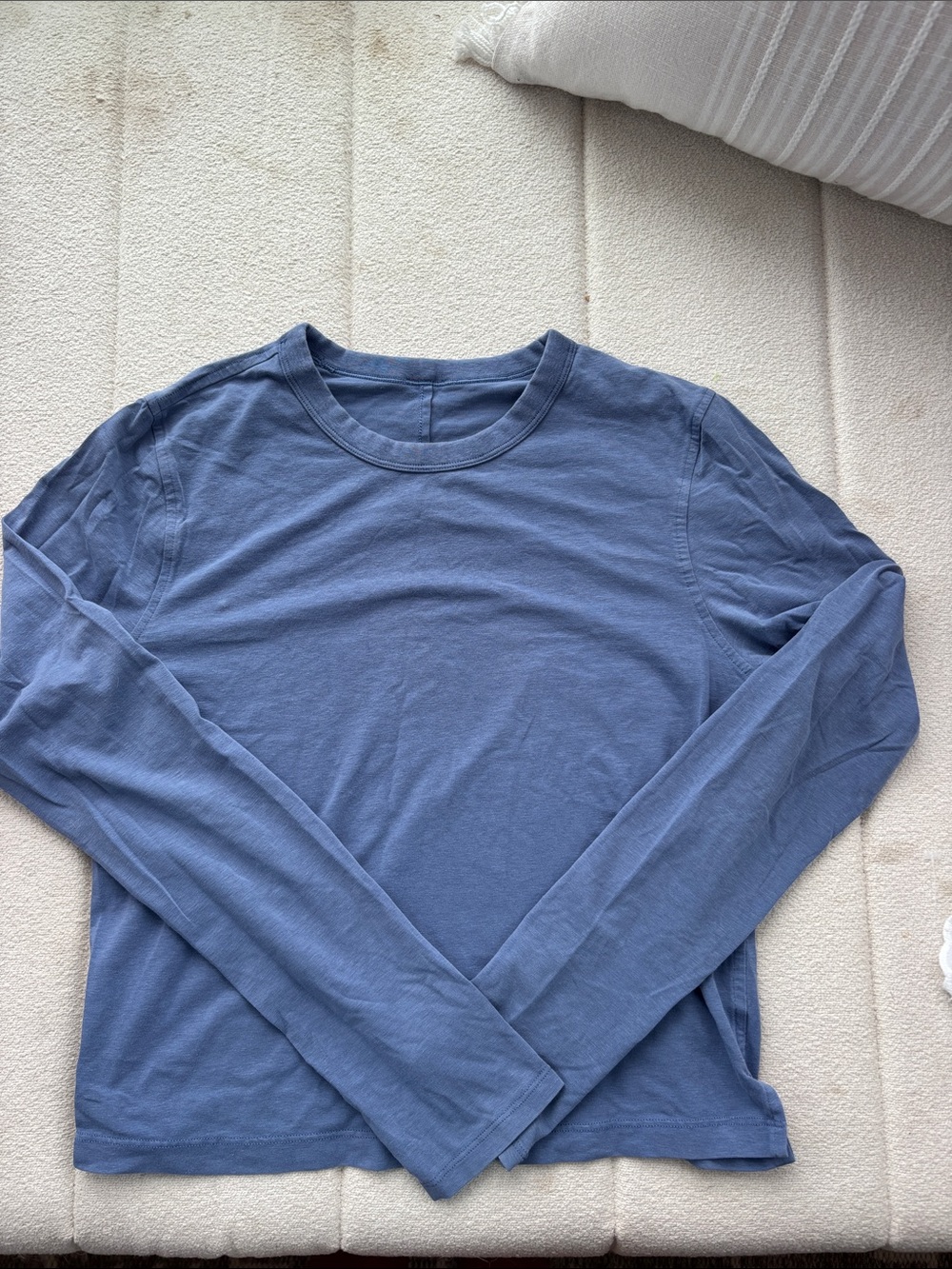lululemon Soft Long-Sleeve Crew Tee in Dusty Blue